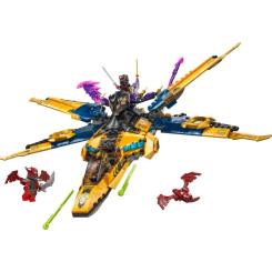 Конструктор LEGO Ninjago Суперштормовий реактивний літак Рас та Арі Фото 1