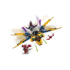 Конструктор LEGO Ninjago Суперштормовий реактивний літак Рас та Арі Фото 2
