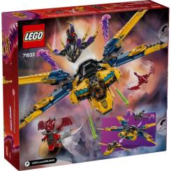 Конструктор LEGO Ninjago Суперштормовий реактивний літак Рас та Арі Фото 6