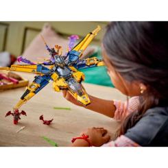 Конструктор LEGO Ninjago Суперштормовий реактивний літак Рас та Арі Фото 8