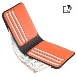 Кошелек Visconti VSL35 Trim c RFID Black-Orange Фото 3