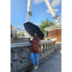 Зонт Fulton Open&Close Jumbo-1 G323 Black Фото 4