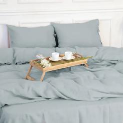 Постельное белье MirSon Лен Natural Linen Caspian 143x210х2 Фото 2