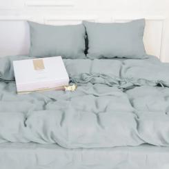 Постельное белье MirSon Лен Natural Linen Caspian 143x210х2 Фото 4