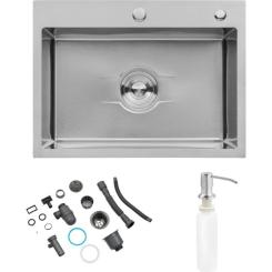 Мойка кухонная Kroner KDBrush5843HM Фото 1