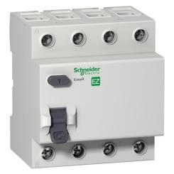 Дифференциальный автоматический выключатель Schneider Electric EZ9 4P 63A 30mA Фото