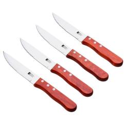 Набор ножей Bergner Bbq lovers для стейків, 4 предмети Фото 1