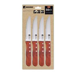 Набор ножей Bergner Bbq lovers для стейків, 4 предмети Фото 4