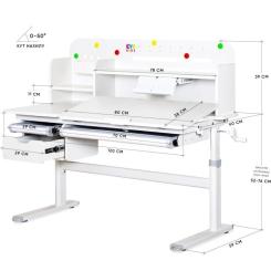 Парта Evo-kids Plus Grey Фото 2