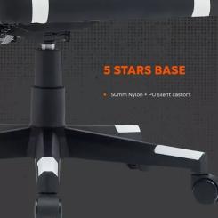 Кресло игровое Canyon Flow MCH01 Mesh Black/Orange Фото 10