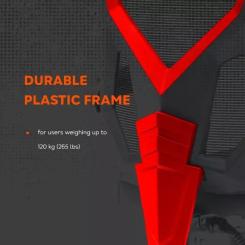 Кресло игровое Canyon Flow MCH01 Mesh Black/Orange Фото 4