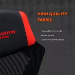 Кресло игровое Canyon Flow MCH01 Mesh Black/Orange Фото 8