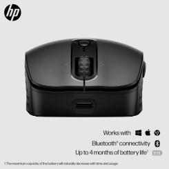 Мышка HP 690 Rechargeable Bluetooth Black Фото 1