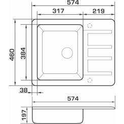 Мойка кухонная GRANADO ALANIS terra Фото 6