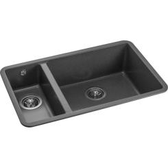 Мойка кухонная GRANADO Under top DOUBLE grafito Фото 1
