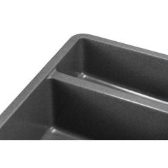 Мойка кухонная GRANADO Under top DOUBLE grafito Фото 2