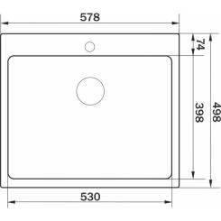 Мойка кухонная GRANADO Villena S201 black Фото 6