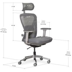 Офисное кресло Mealux Q1 Air Fabric Grey Фото 10