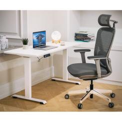 Офисное кресло Mealux Q1 Air Fabric Grey Фото 11