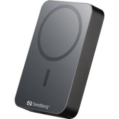 Батарея универсальная Sandberg 10000mAh 20W Magnetic Wireless Qi 15W Фото 1