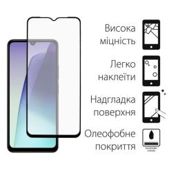 Стекло защитное Dengos Full Glue Xiaomi Redmi A4 (black) Фото 1
