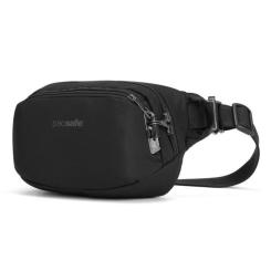 Сумка-бананка Pacsafe Vibe 100 hip pack, чорна Фото 1