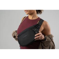 Сумка-бананка Pacsafe Vibe 100 hip pack, чорна Фото 8