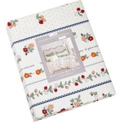 Постельное белье Home Line Земляника Сатин Твил евро Фото