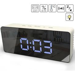 Настольные часы Technoline WT475 White/Black Mirror Фото 1