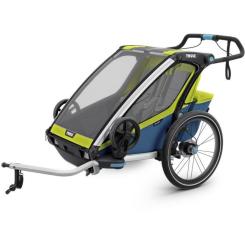 Коляска Thule Chariot Sport Double (Chartreuse-Mykonos) Фото