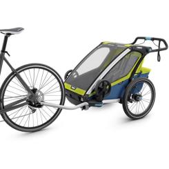Коляска Thule Chariot Sport Double (Chartreuse-Mykonos) Фото 1