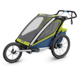 Коляска Thule Chariot Sport Double (Chartreuse-Mykonos) Фото 5