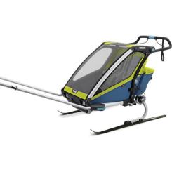Коляска Thule Chariot Sport Double (Chartreuse-Mykonos) Фото 6