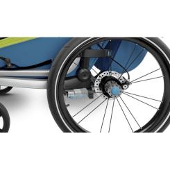 Коляска Thule Chariot Sport Double (Chartreuse-Mykonos) Фото 7