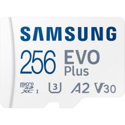 Карта памяти Samsung 256GB microSD class 10 UHS-I U3 V30 A2 EVO Plus Фото 1