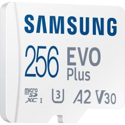 Карта памяти Samsung 256GB microSD class 10 UHS-I U3 V30 A2 EVO Plus Фото 2