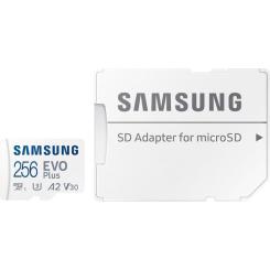 Карта памяти Samsung 256GB microSD class 10 UHS-I U3 V30 A2 EVO Plus Фото 5