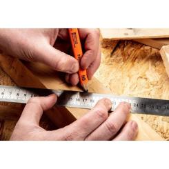 Линейка строительная Neo Tools нержавеющая сталь, 1м Фото 4