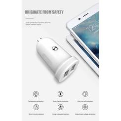 Зарядное устройство XO CC18 2.1A/2 USB White Фото 3