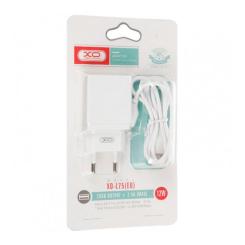 Зарядное устройство XO L75 2USB/2.4A + Lightning White Фото 2