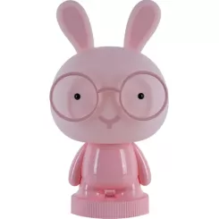 Ночник Kite Светильник LED с аккумулятором Bunny, розовый Фото 1
