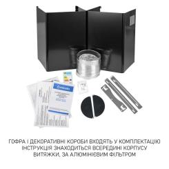 Вытяжка кухонная Minola MTG 6642 BL LED Фото 10