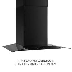 Вытяжка кухонная Minola MTG 6642 BL LED Фото 3