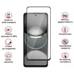 Стекло защитное BeCover Tecno Spark 30 Pro (KL7) Black Фото 2