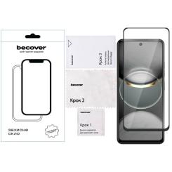 Стекло защитное BeCover Tecno Spark 30 Pro (KL7) Black Фото 3