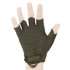 Тактические перчатки 2E безпалі L зелені Фото 2