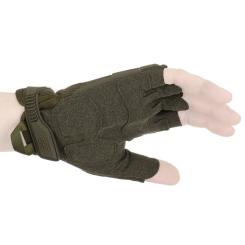 Тактические перчатки 2E безпалі L зелені Фото 5