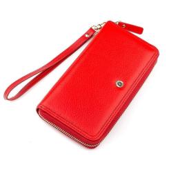 Кошелек Boston Из натуральной кожи Красный Фото