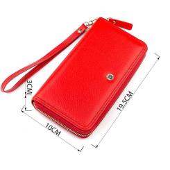 Кошелек Boston Из натуральной кожи Красный Фото 2