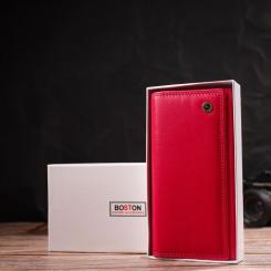 Кошелек Boston Из натуральной кожи Розовый Фото 8